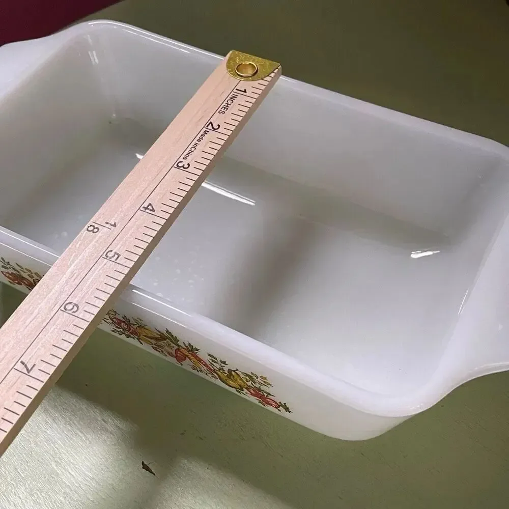Anchor Hocking Fire King 1QT Natures Bounty baking loaf dish.